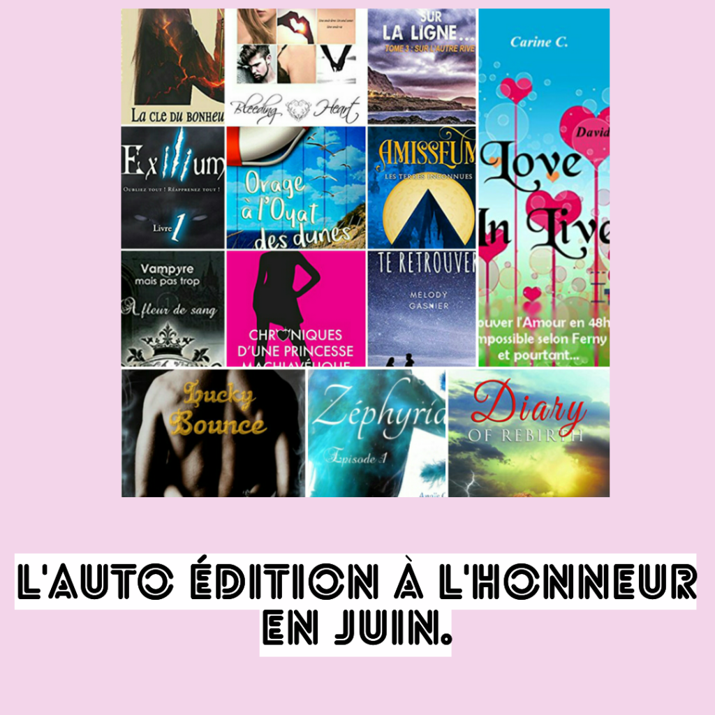 L&rsquo;auto-édition à l&rsquo;honneur en&nbsp;Juin