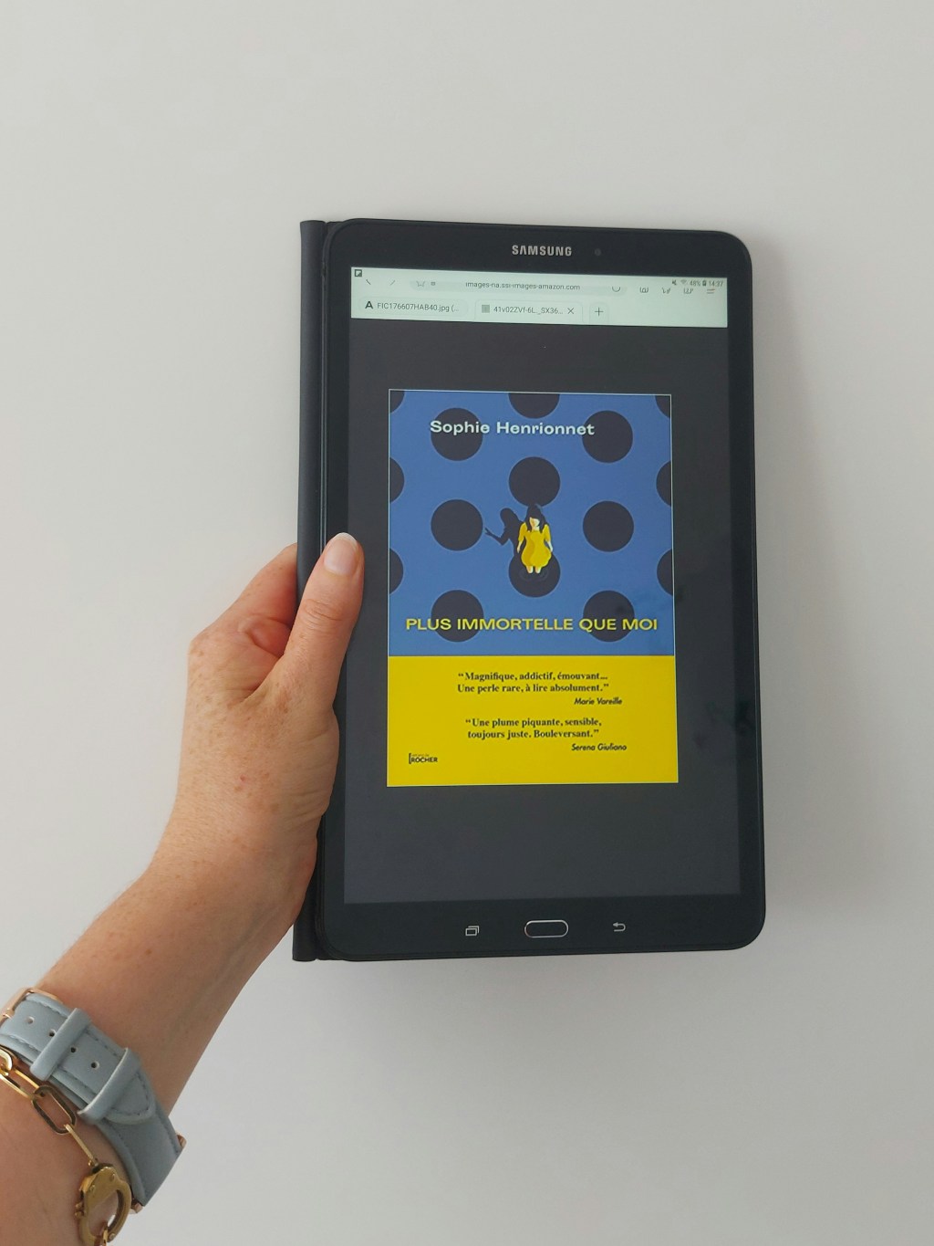 PLUS IMMORTELLE QUE MOI, un roman de Sophie&nbsp;Henrionnet.